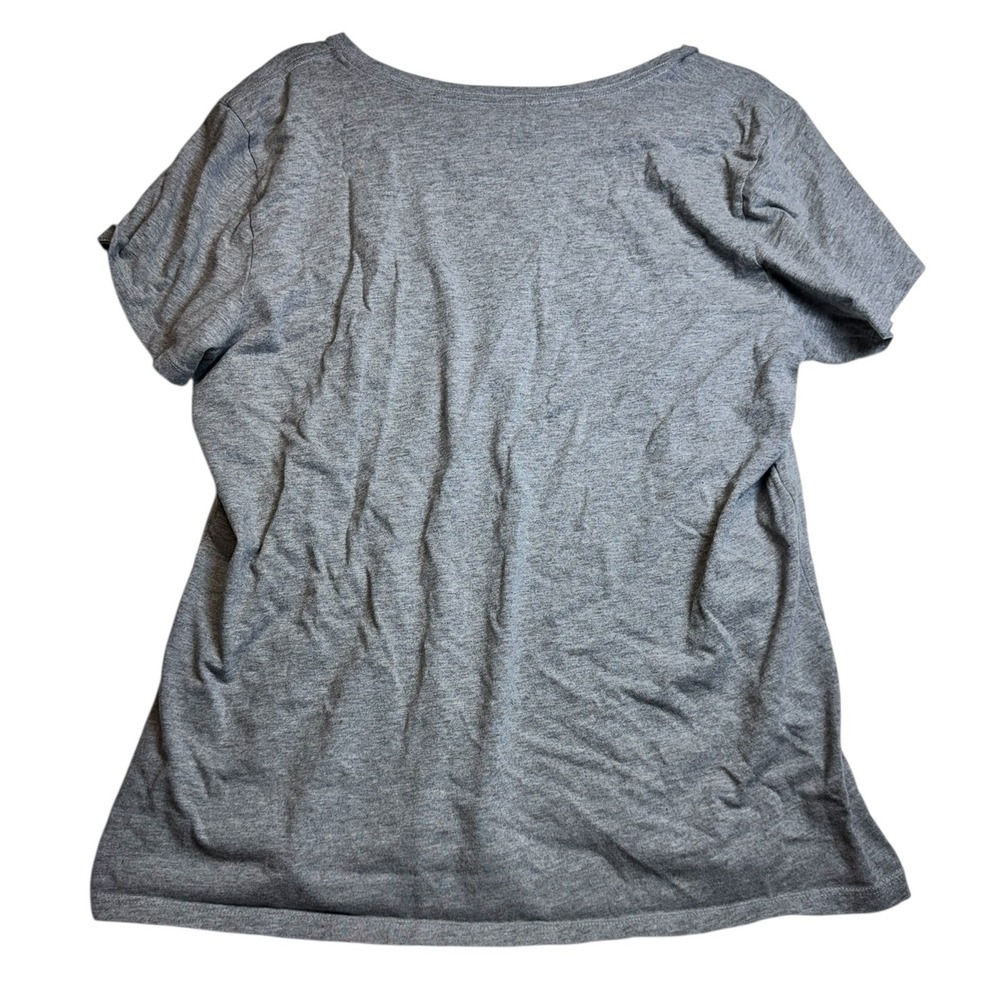 Life is Good Crusher Tee Truck with Leaves Graphic V Neck Top‎ XL Fall Autumn - Picture 3 of 5